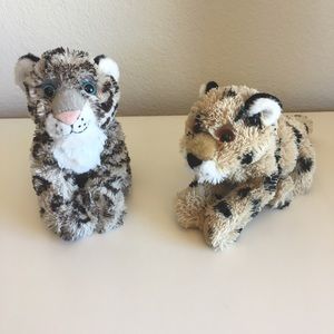 Wild Republic | Snow Leopard and Cheetah Stuffed Animals | Plush